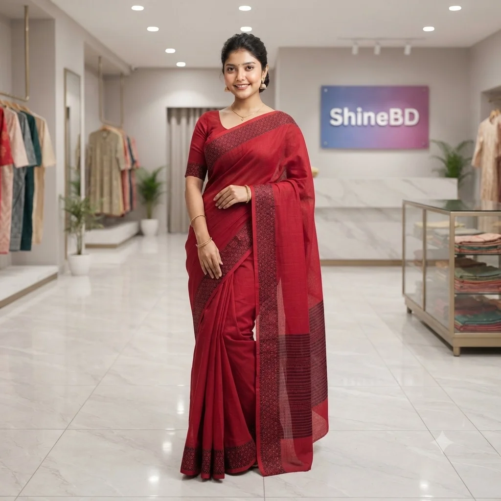 Cotton mixed sharee