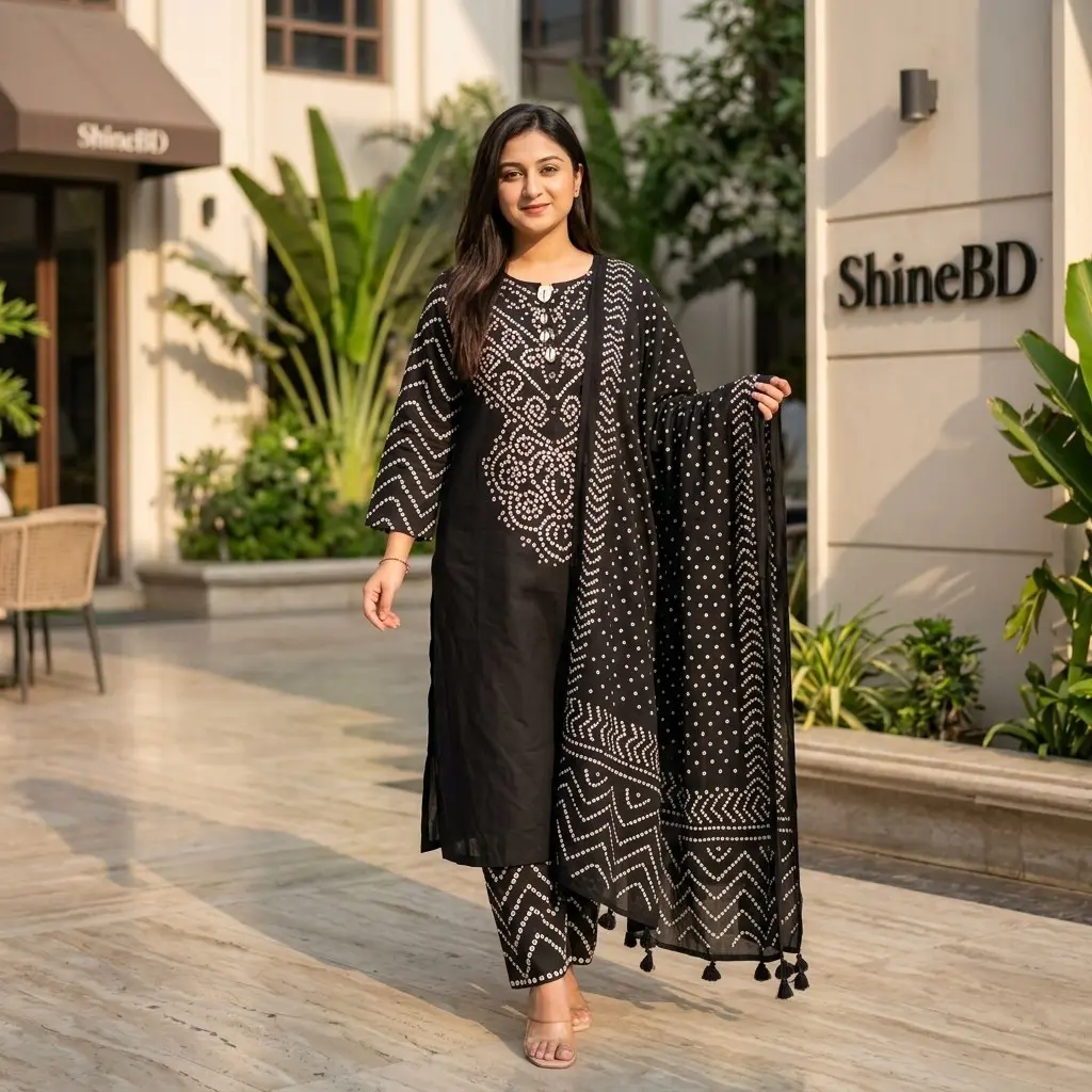 Cunri Print Three Piece
