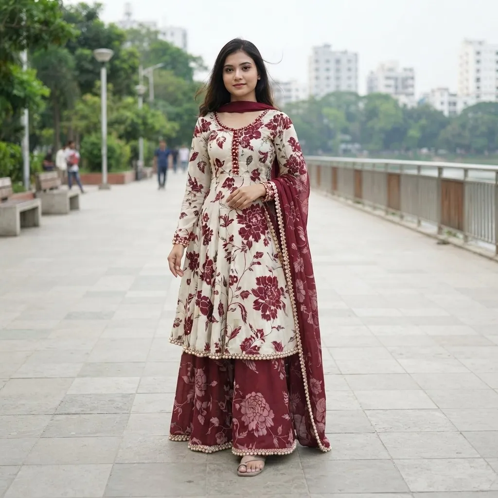 Golap Gown Three Piece