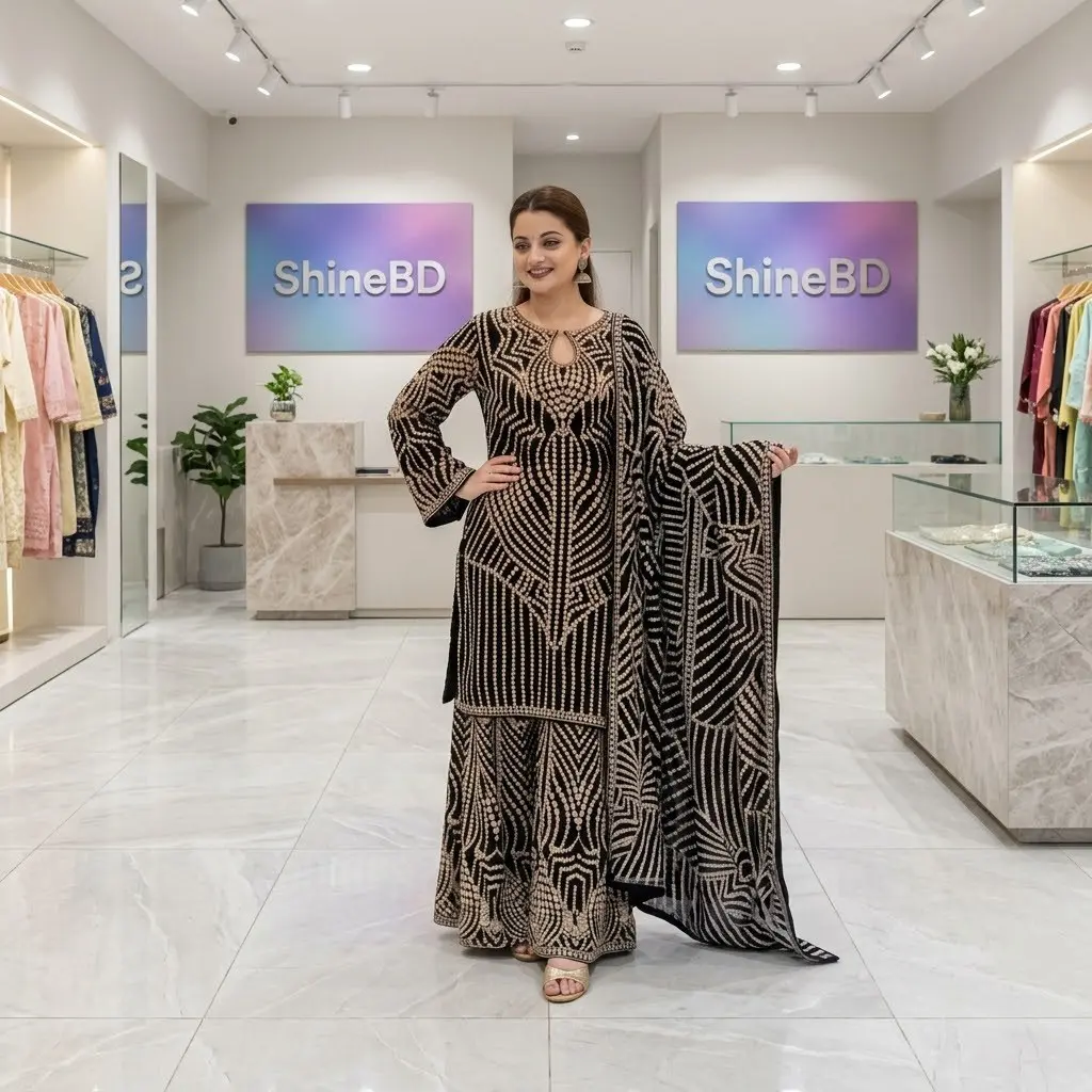 Eid Special Digital Print Three Piece