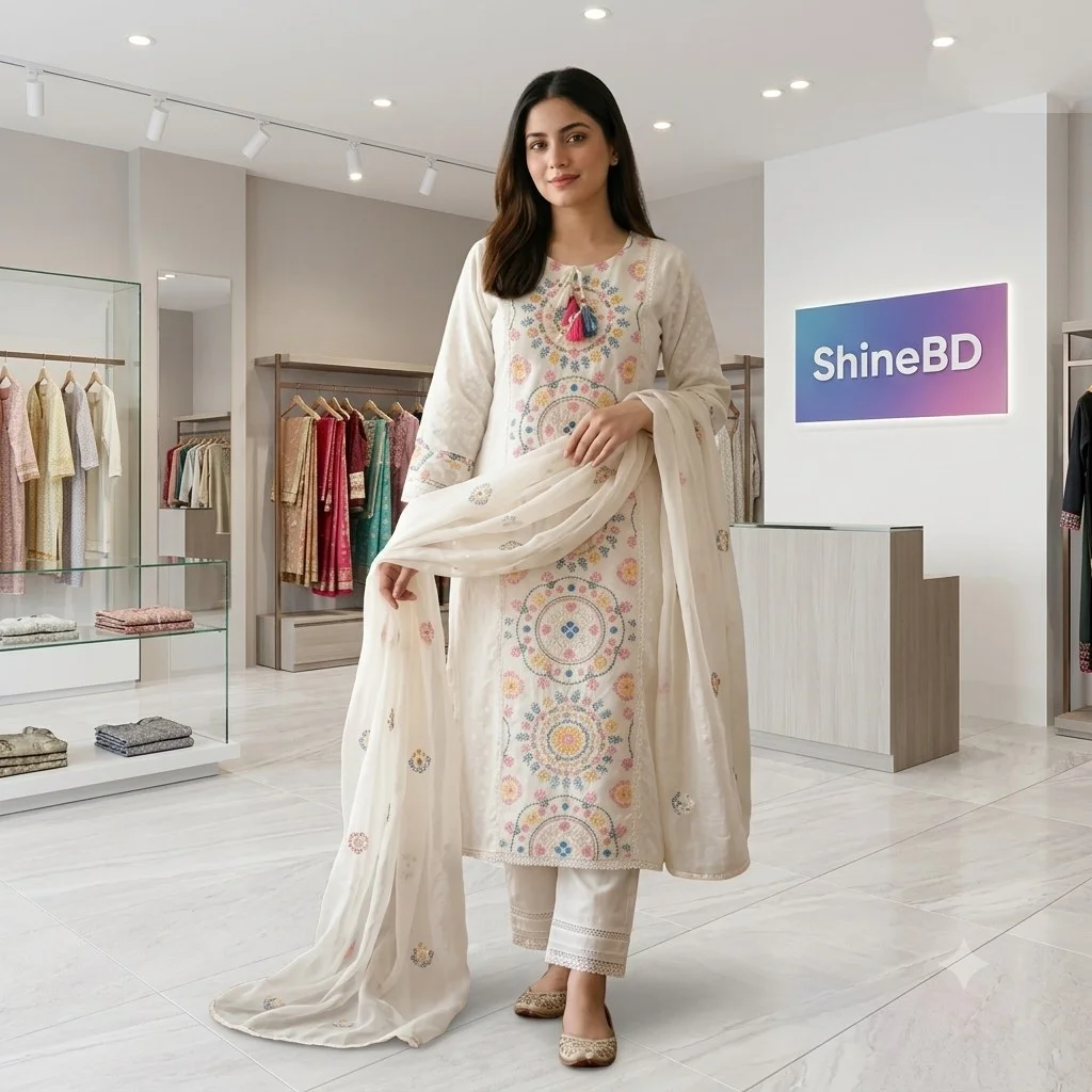 Eid Special Embroidery Three Piece