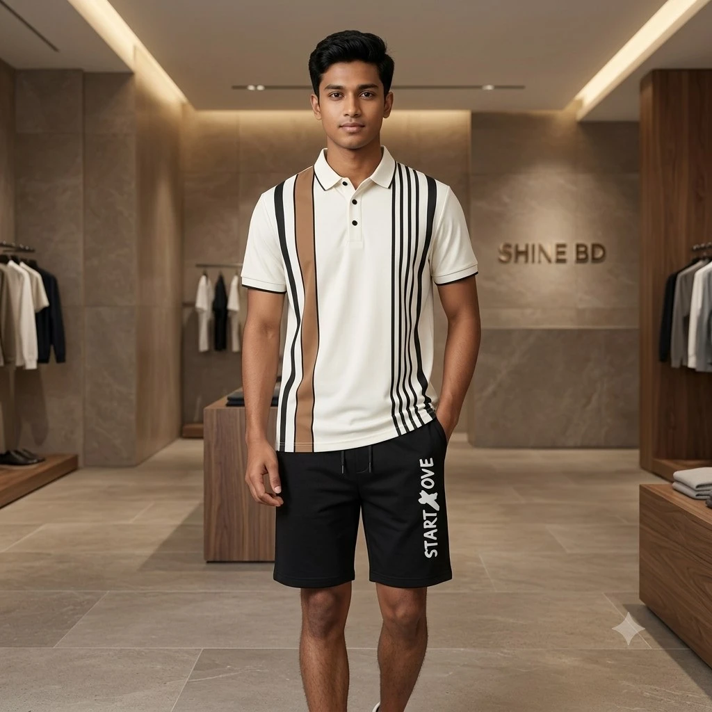 Polo Shirt and Half Pant Combo