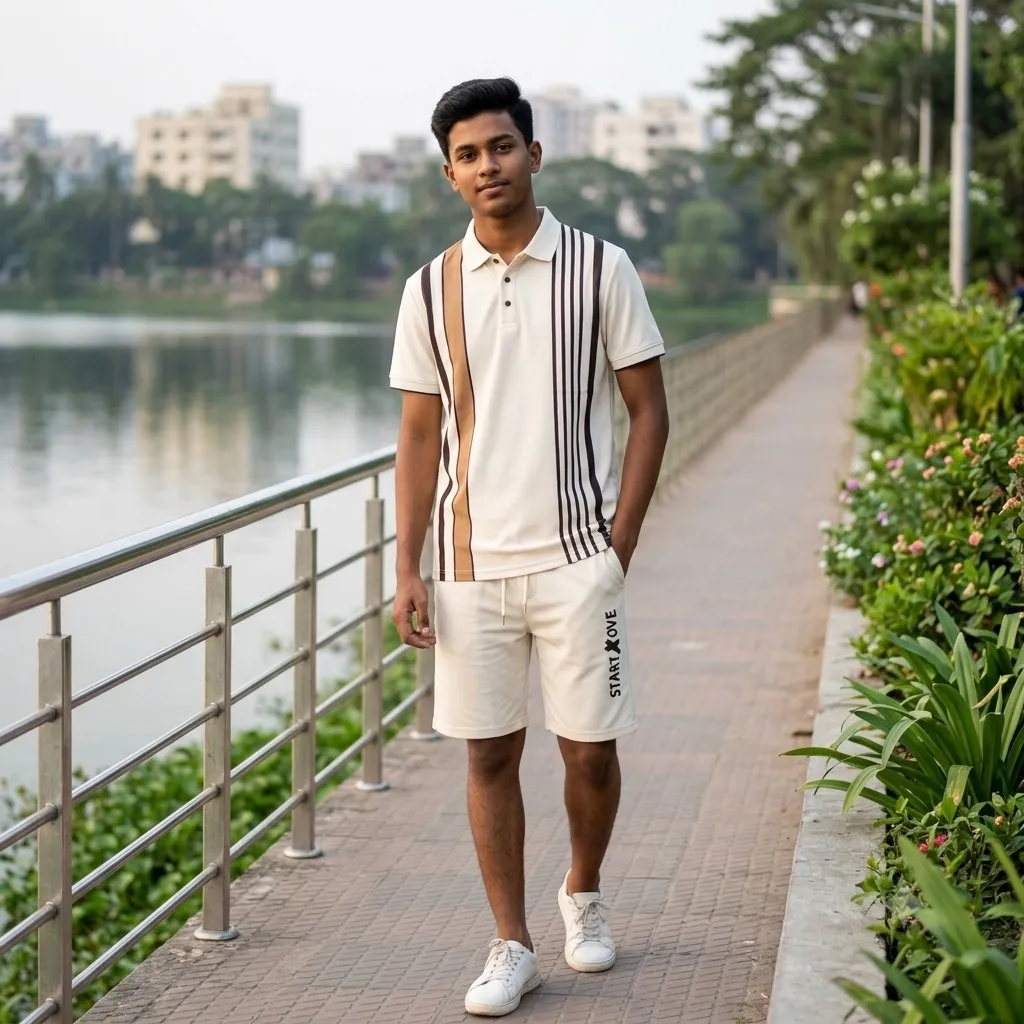 Polo Shirt and Half Pant Combo