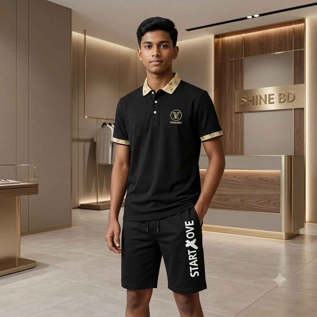 Polo Shirt and Half Pant Combo