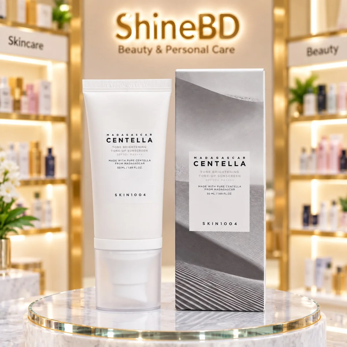 SKIN1004 Madagascar Centella Tone Brightening Tone - Up Sunscreen spf50 + Pa ++++