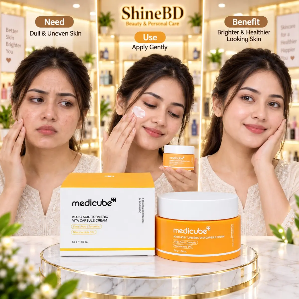 Medicube Kojic Acid Turmeric Vita Capsule Cream