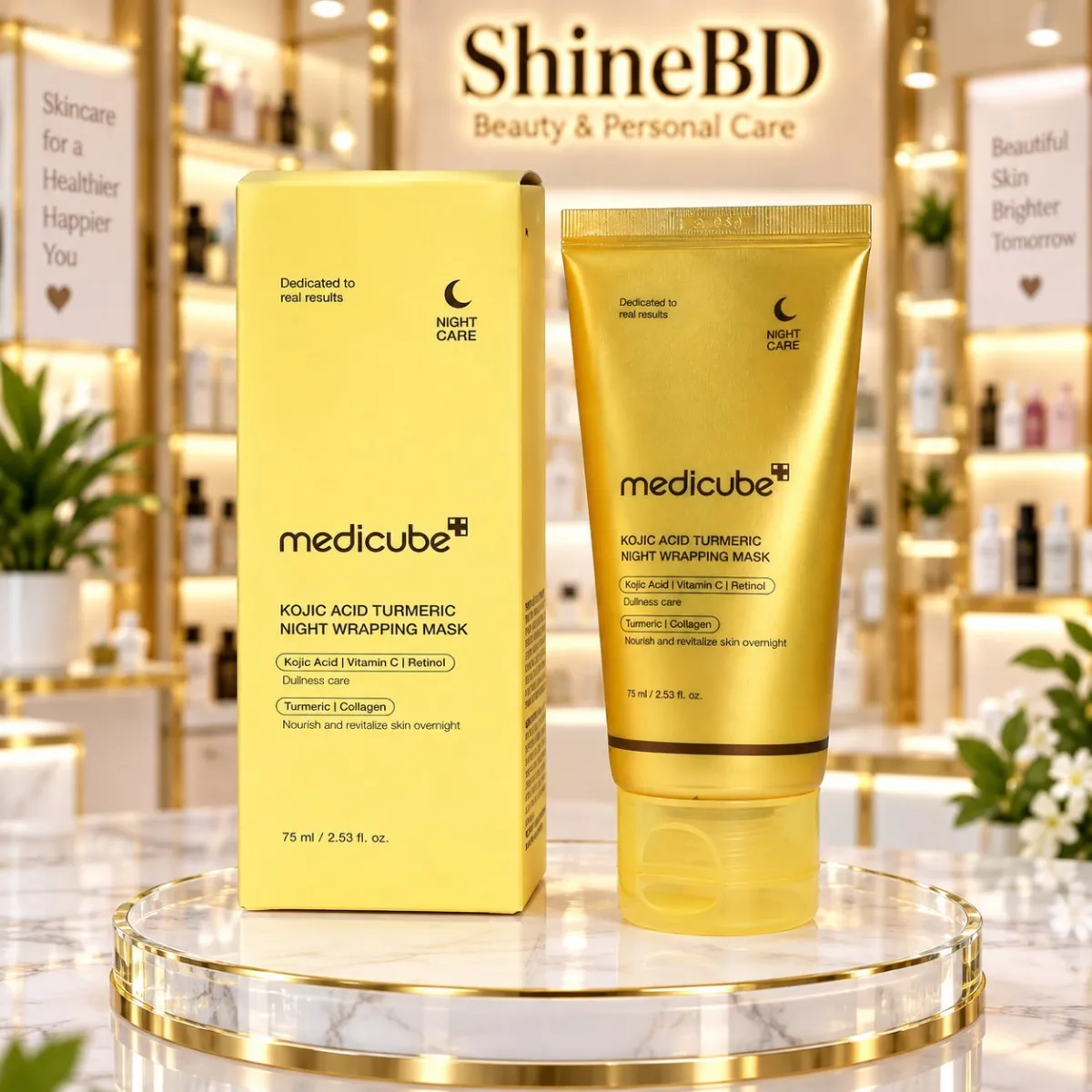 Medicube Kojic Acid Turmeric Night wrapping Mask