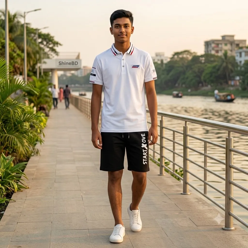 Polo Shirt and Half Pant Combo