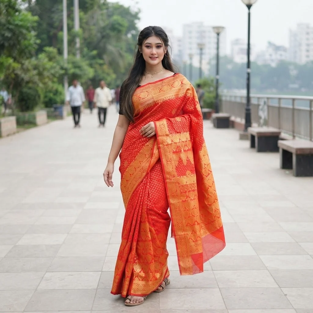 কাতান বেনারসি শাড়ি