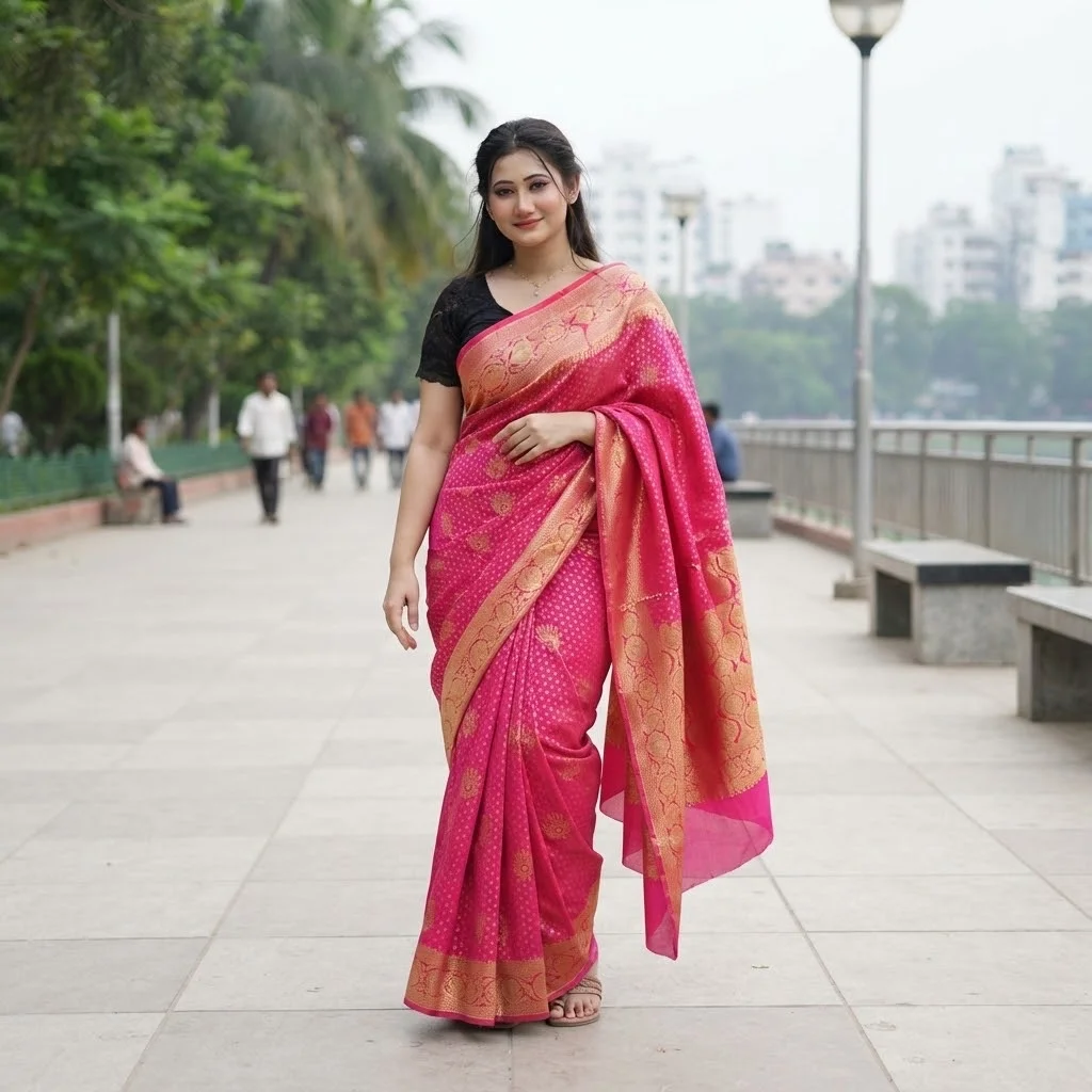 কাতান বেনারসি শাড়ি