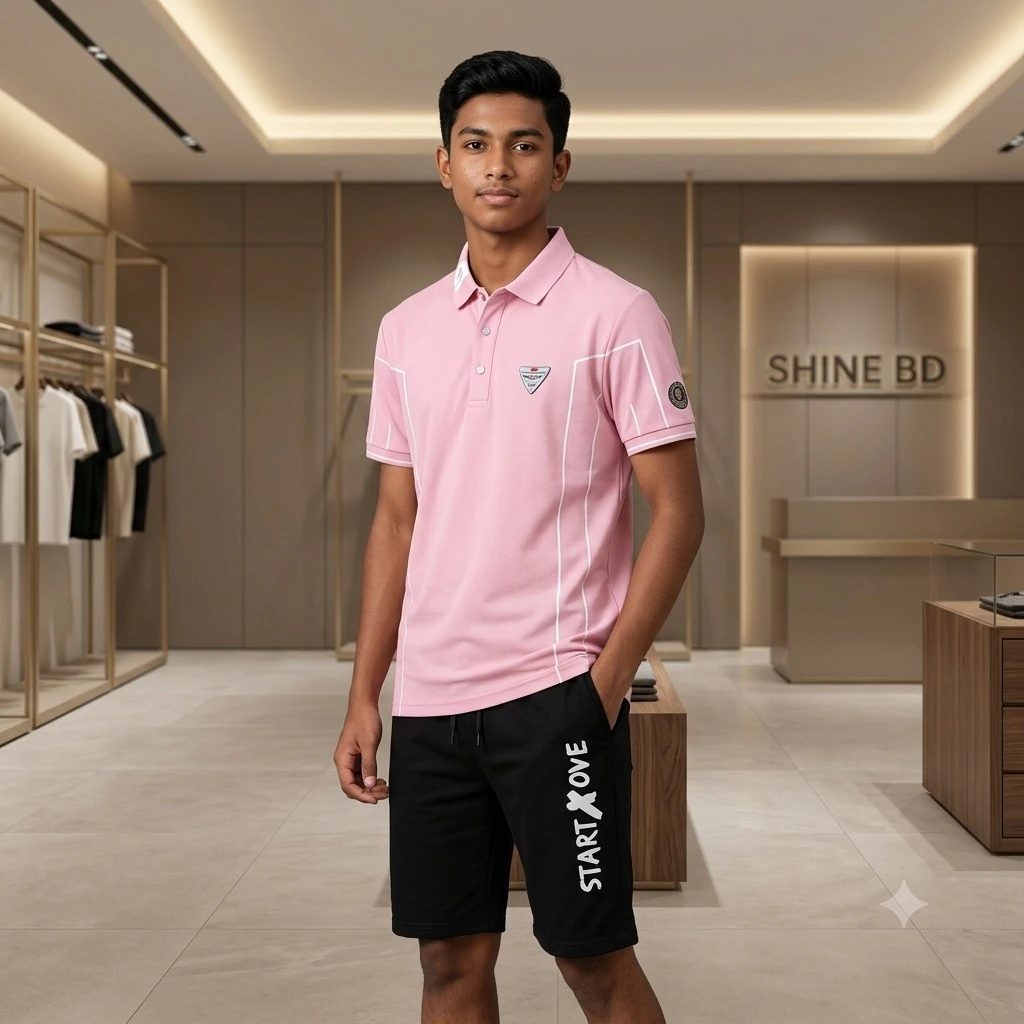 Polo Shirt and Half Pant Combo