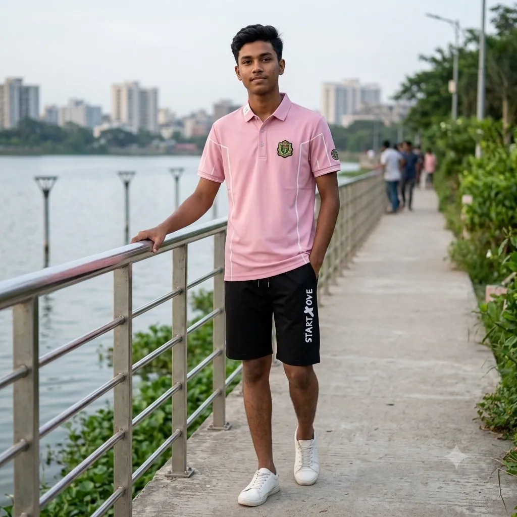 Polo Shirt and Half Pant Combo