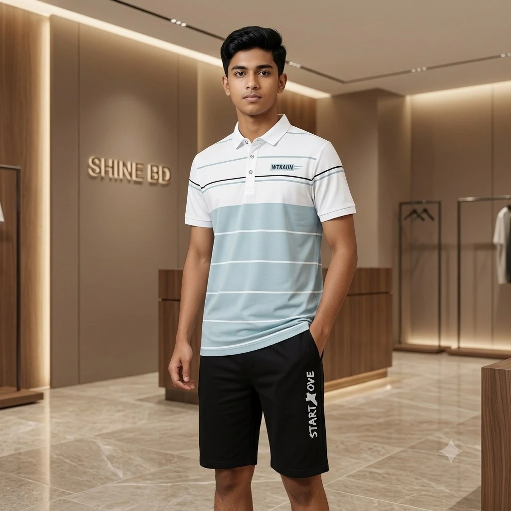 Polo Shirt and Half Pant Combo