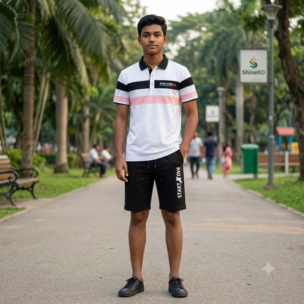 Polo Shirt and Half Pant Combo