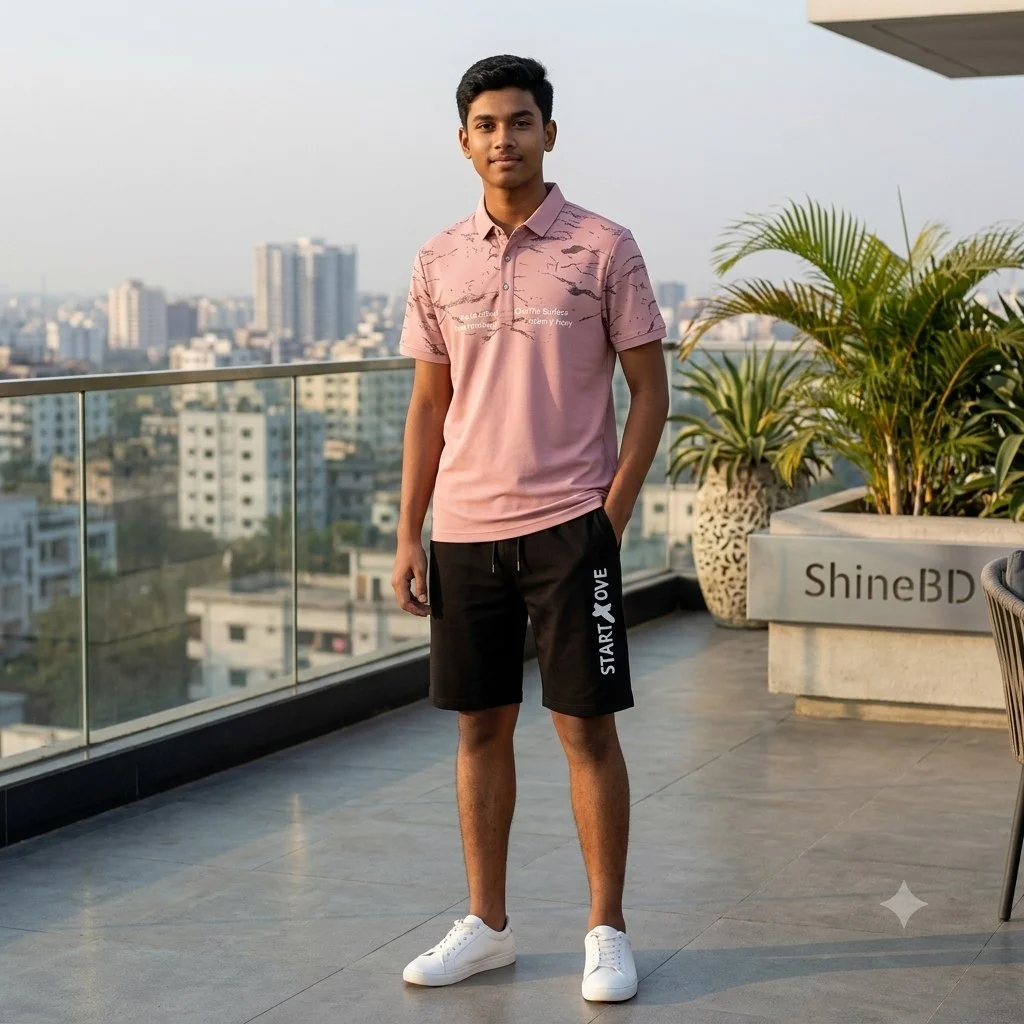 Polo Shirt and Half Pant Combo