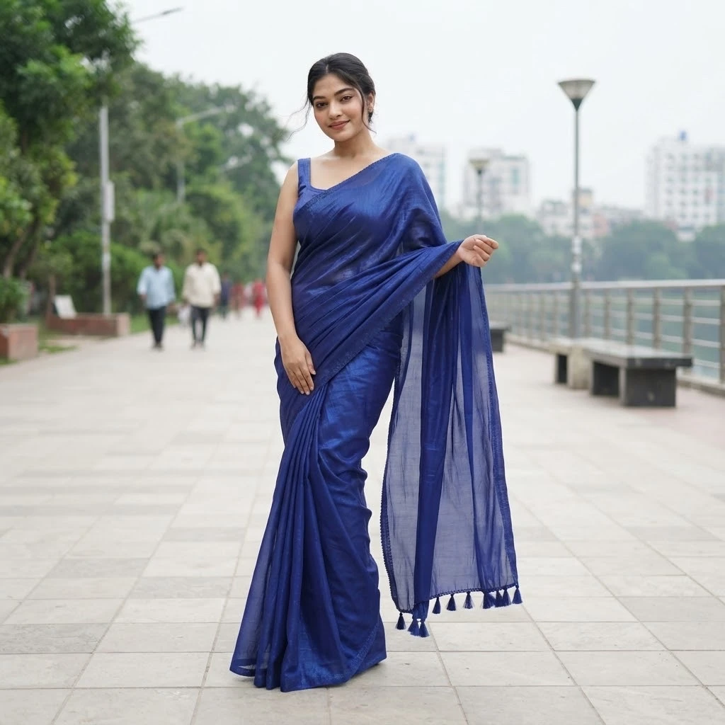 Indian Fendi/simar Silk Saree