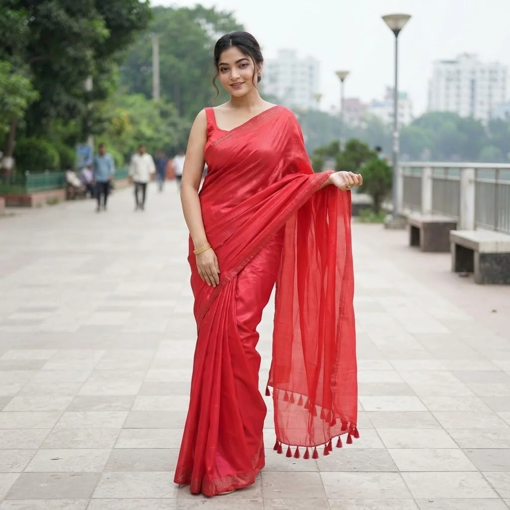 Indian Fendi/simar Silk Saree