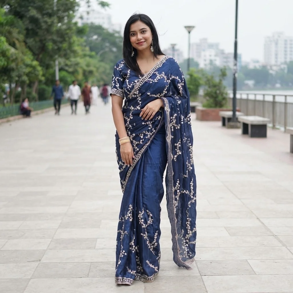 Indian Fendi Silk Saree Collection