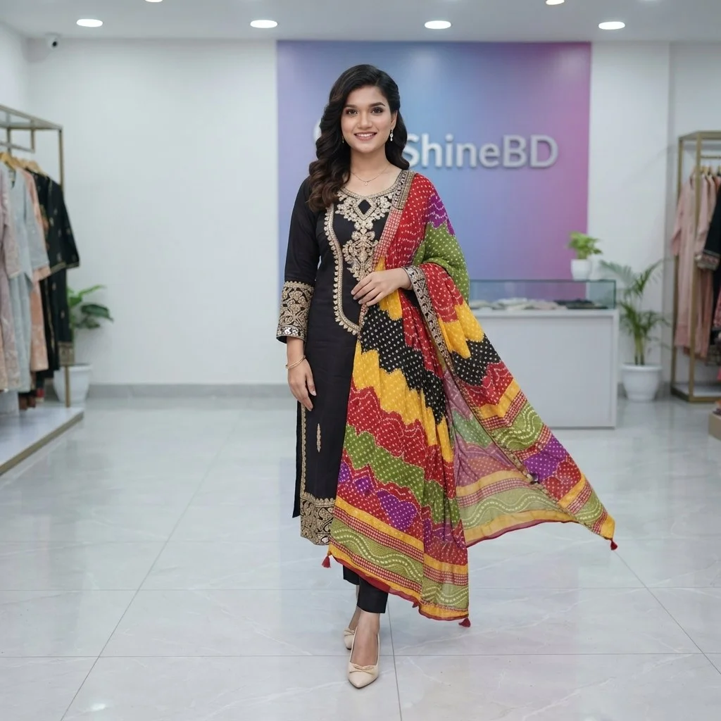 Embroidery Three Piece