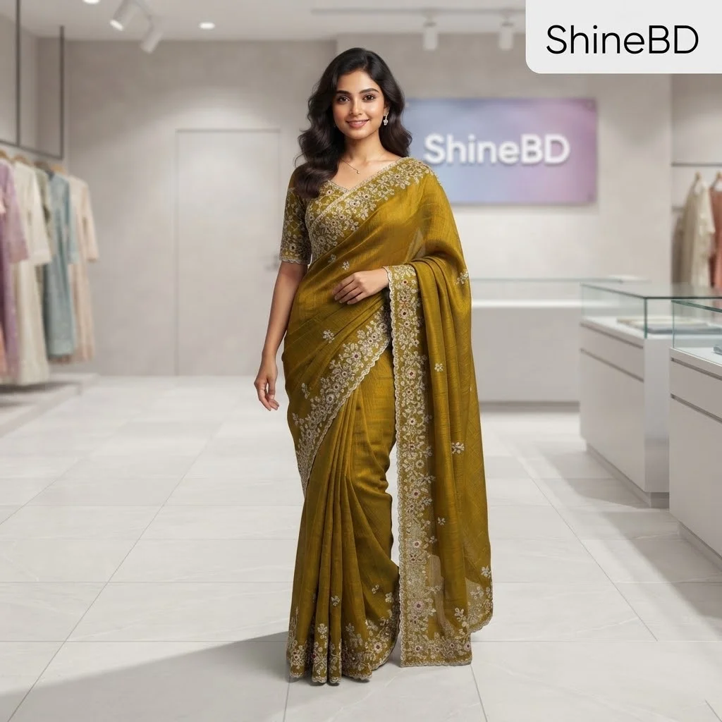 Indian Georgette Sharee with Blouse Piece