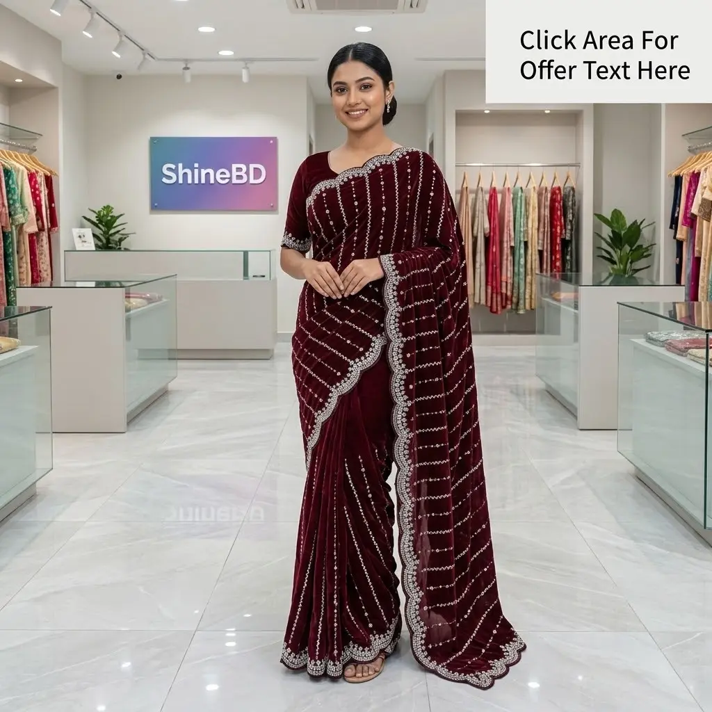 Indian Georgette Sharee with Blouse Piece