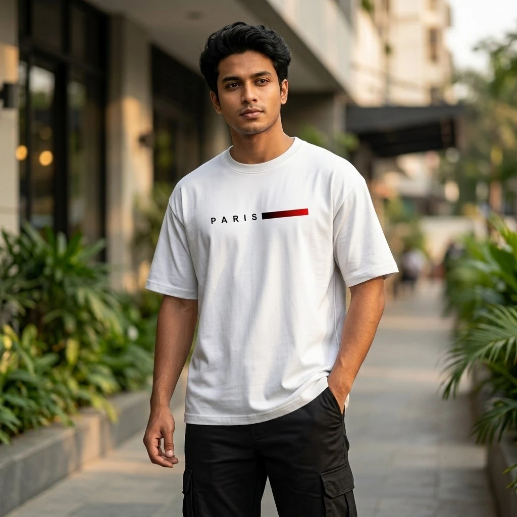 Stylish Drop Shoulder T-Shirt