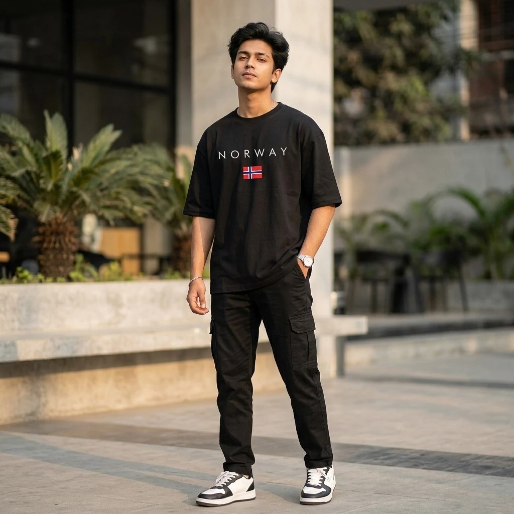 Stylish Drop Shoulder T-Shirt