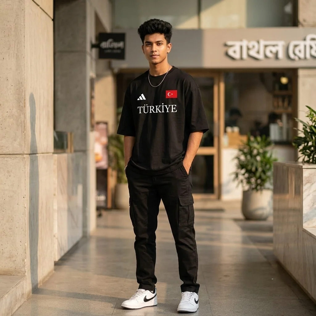 Stylish Drop Shoulder T-Shirt