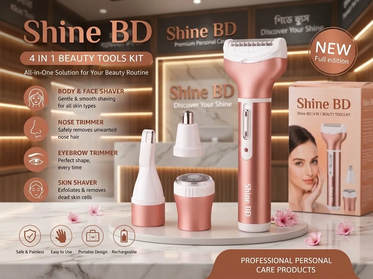 Kemei 4 in 1 Beauty Tools Kit