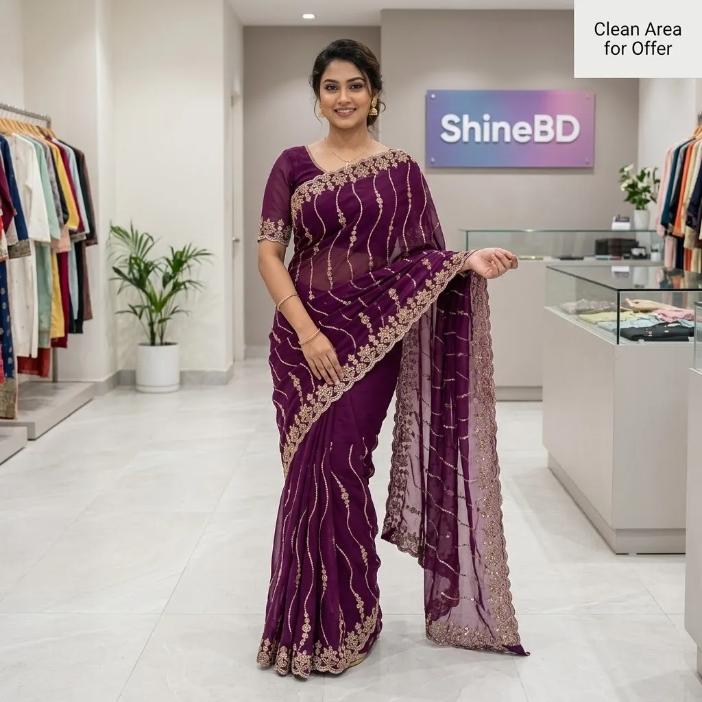 Indian Fendi Silk Saree Collection