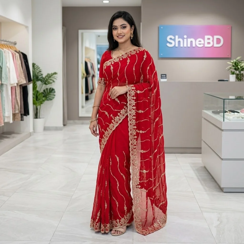 Indian Fendi Silk Saree Collection