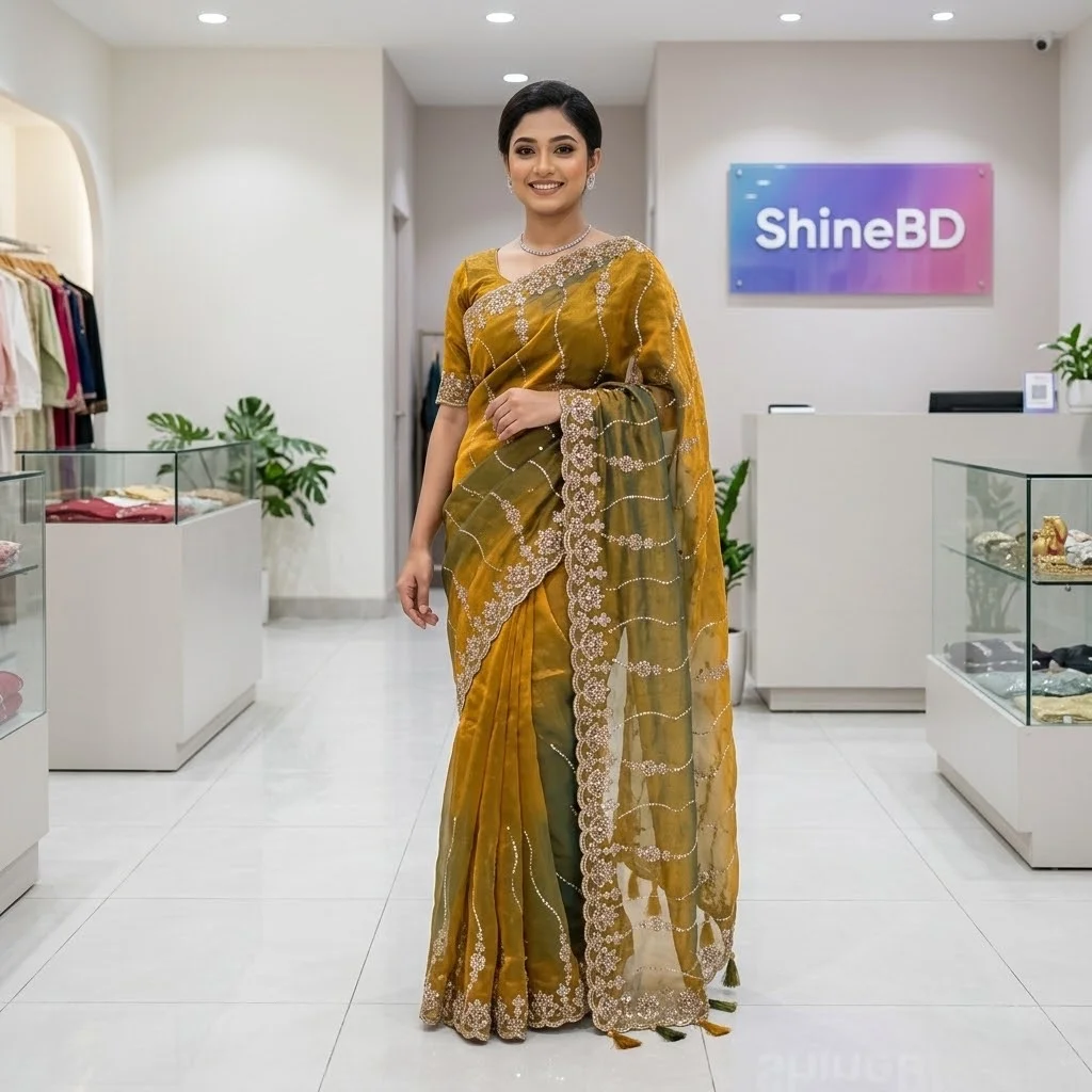 Indian Fendi Silk Saree Collection