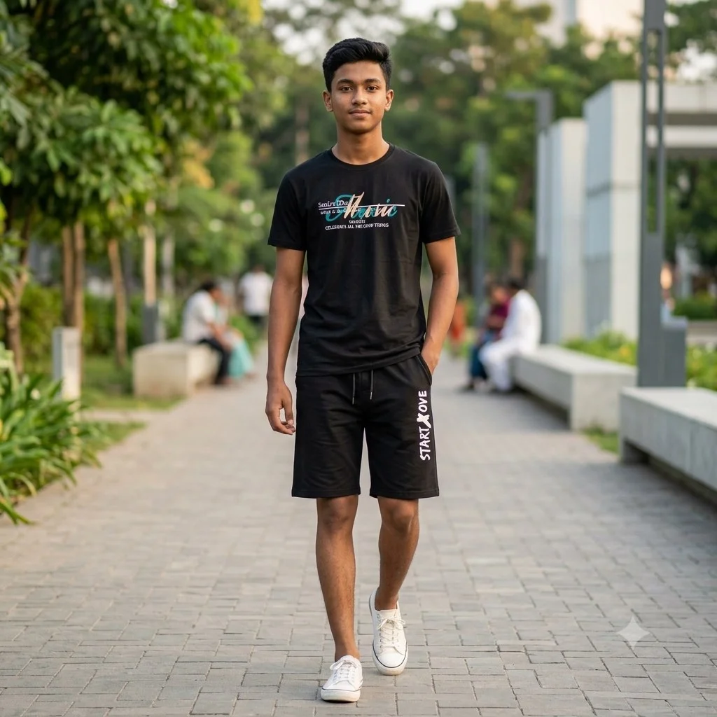 Mash T-Shirt and Short Pant Set