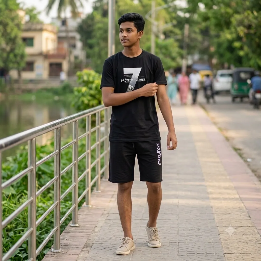 Mash T-Shirt and Short Pant Set