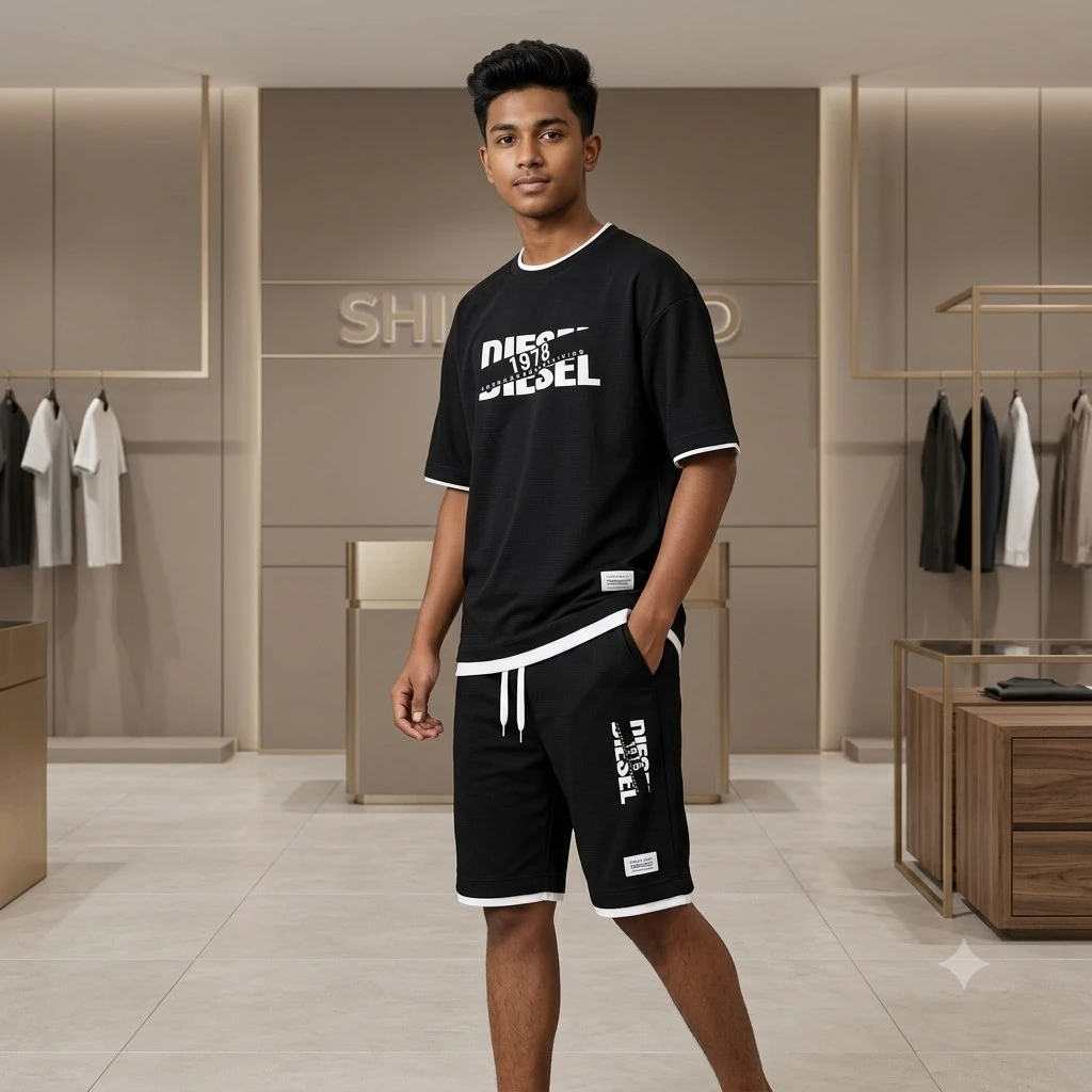 Mash T-Shirt and Short Pant Set