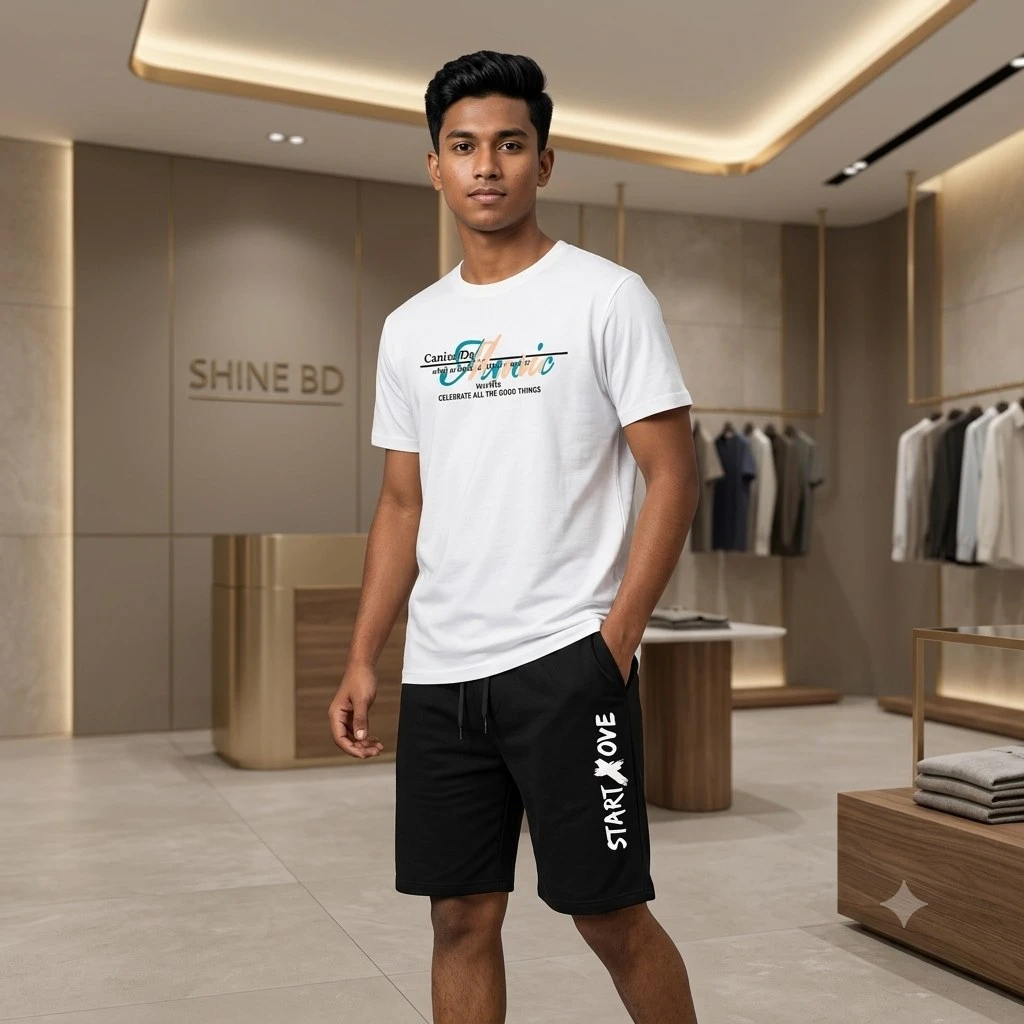 Mash T-Shirt and Short Pant Set