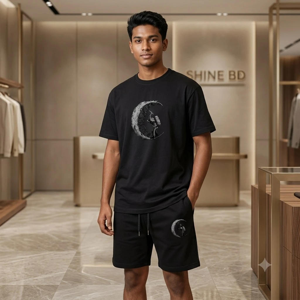 Premium Drop Shoulder T-Shirt & Pant Combo