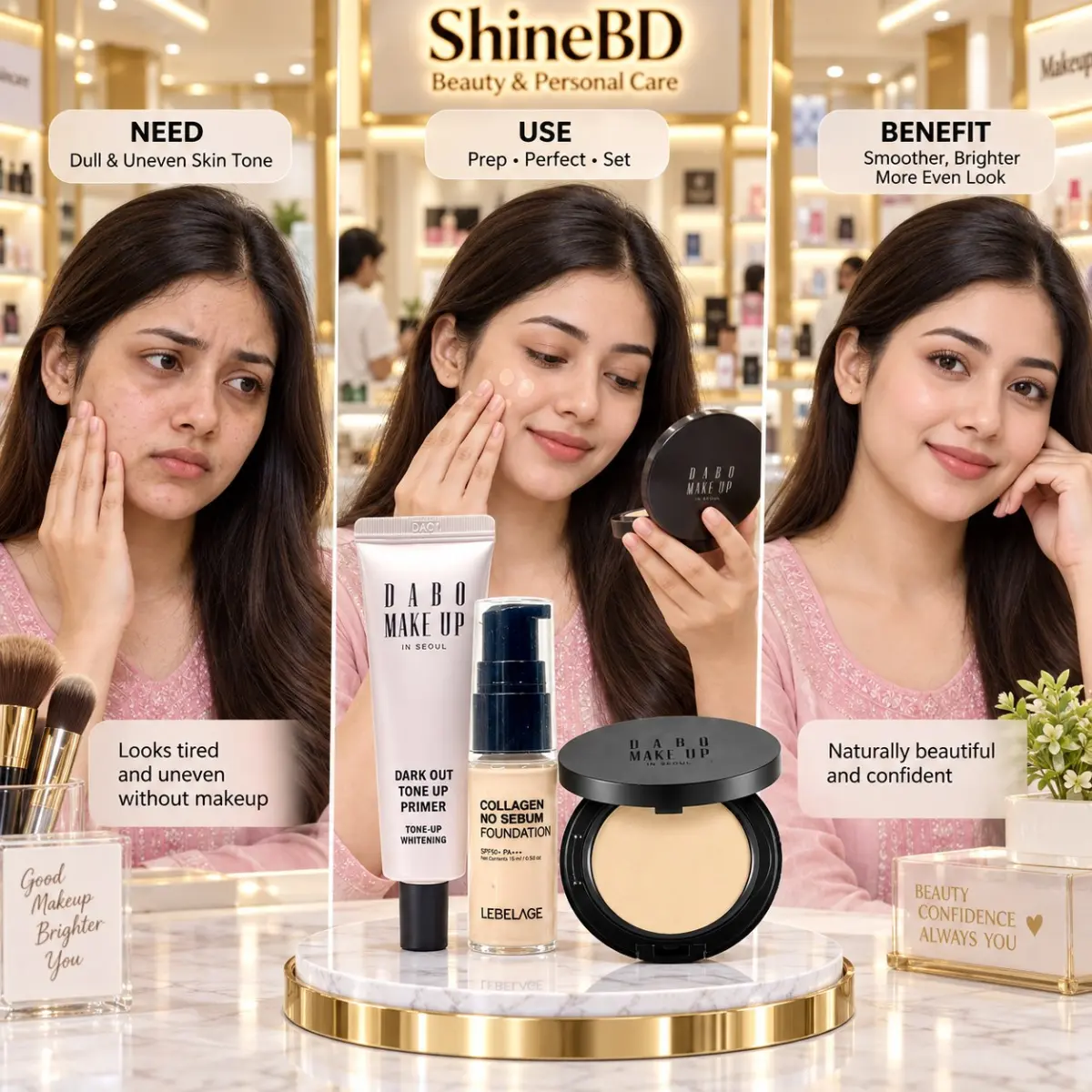 Flawless Base Makeup Combo