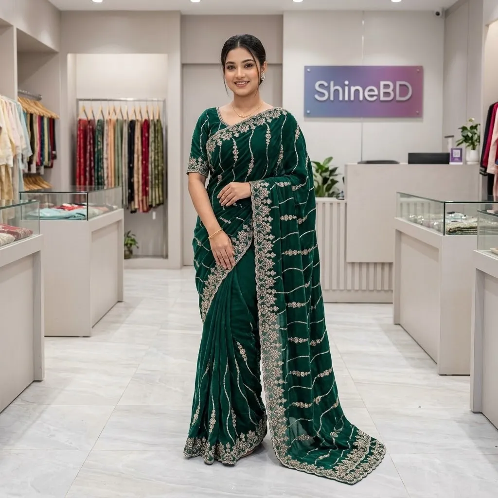 Indian Fendi Silk Saree Collection