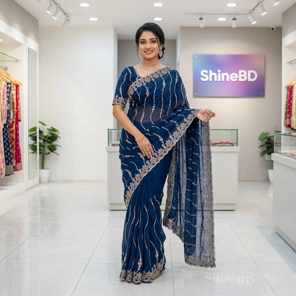 Indian Fendi Silk Saree Collection