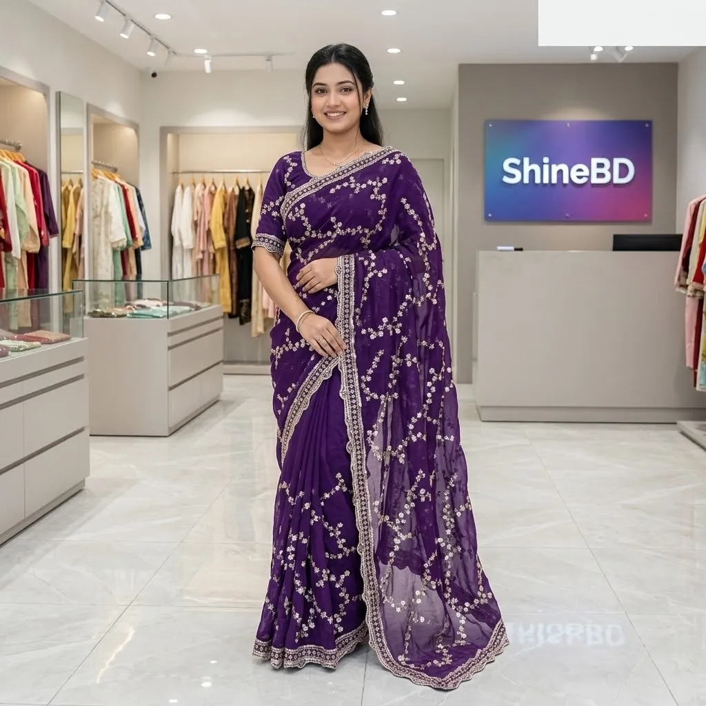 Indian Fendi Silk Saree Collection