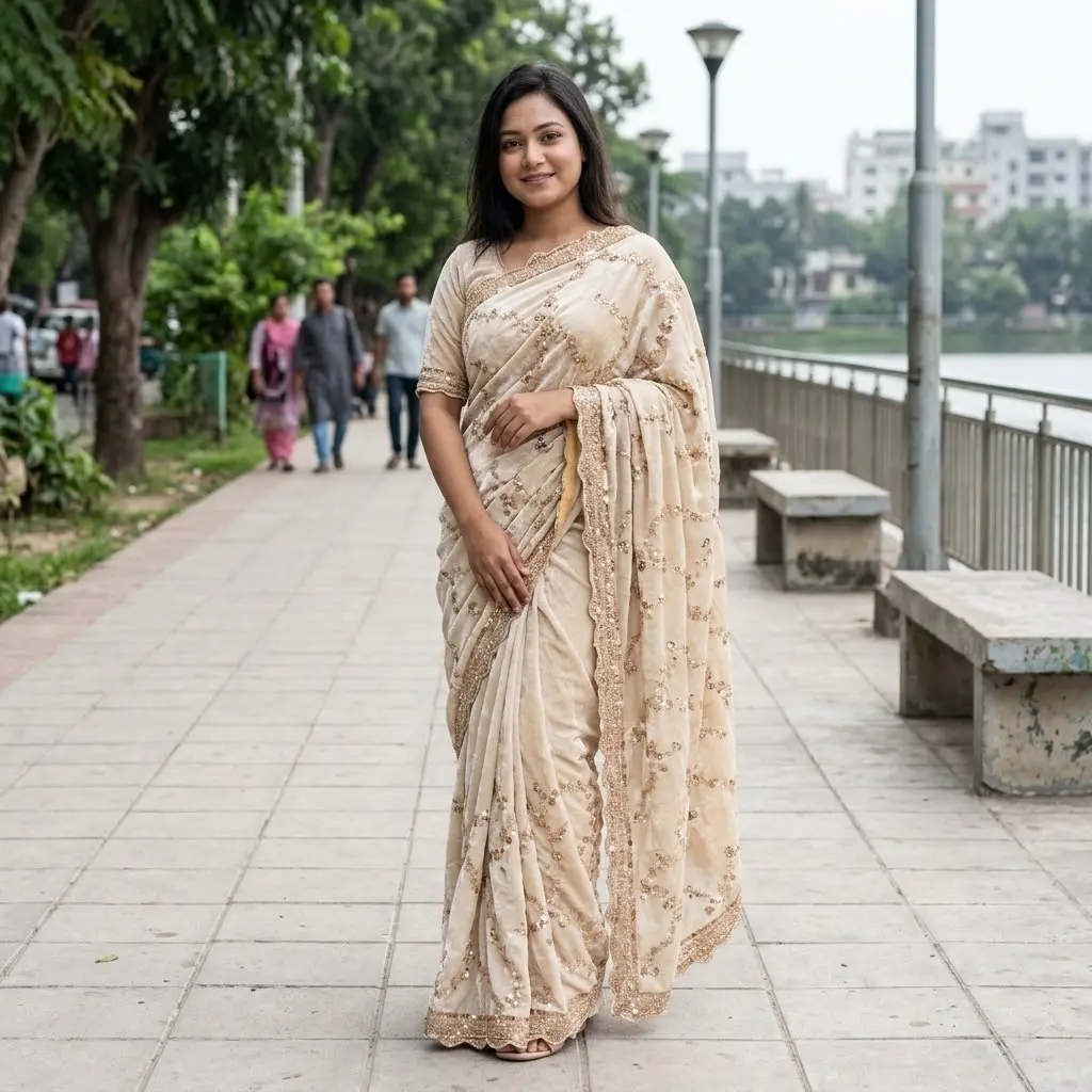 Indian Fendi Silk Saree Collection