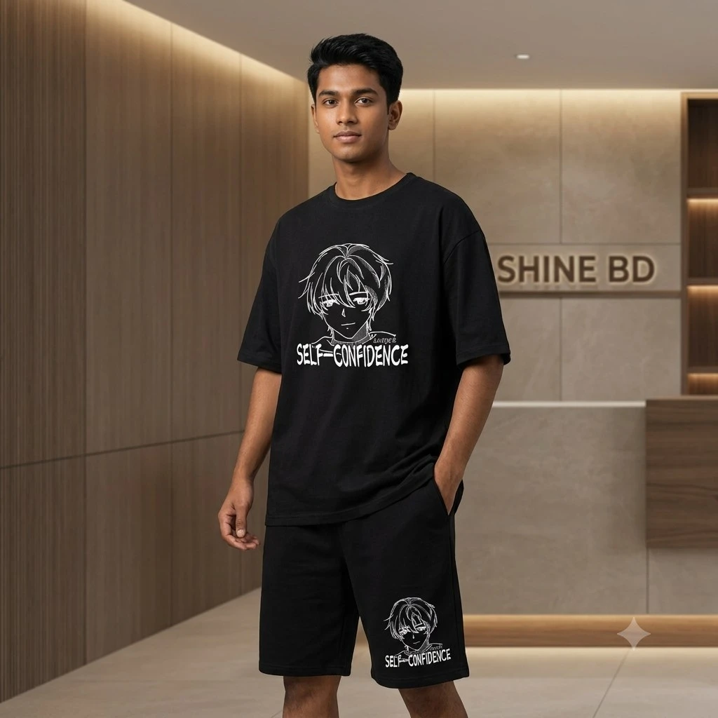Premium Drop Shoulder T-Shirt & Pant Combo