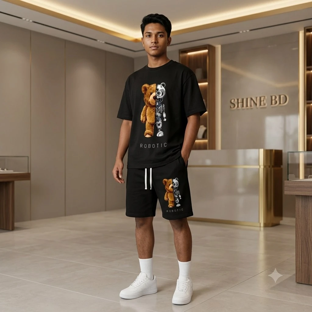 Premium Drop Shoulder T-Shirt & Pant Combo
