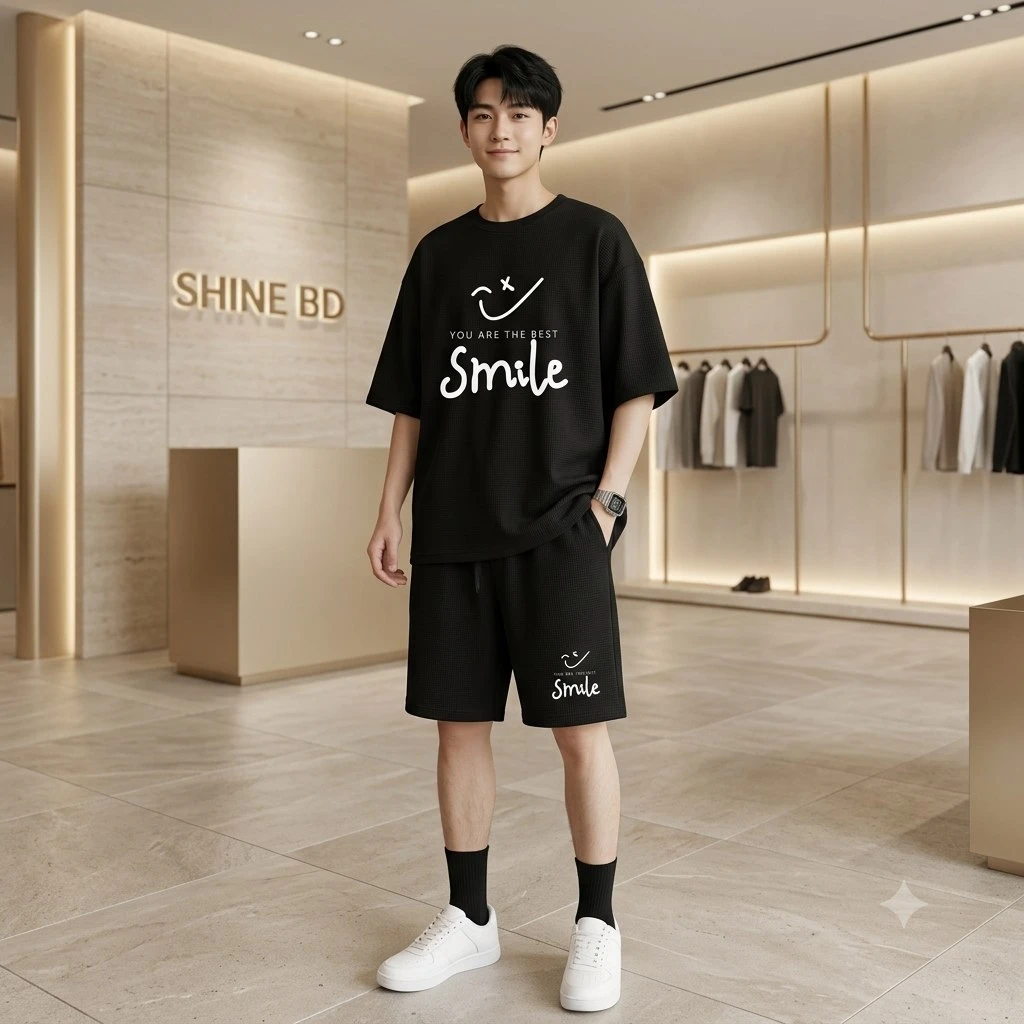 Premium Drop Shoulder T-Shirt & Pant Combo