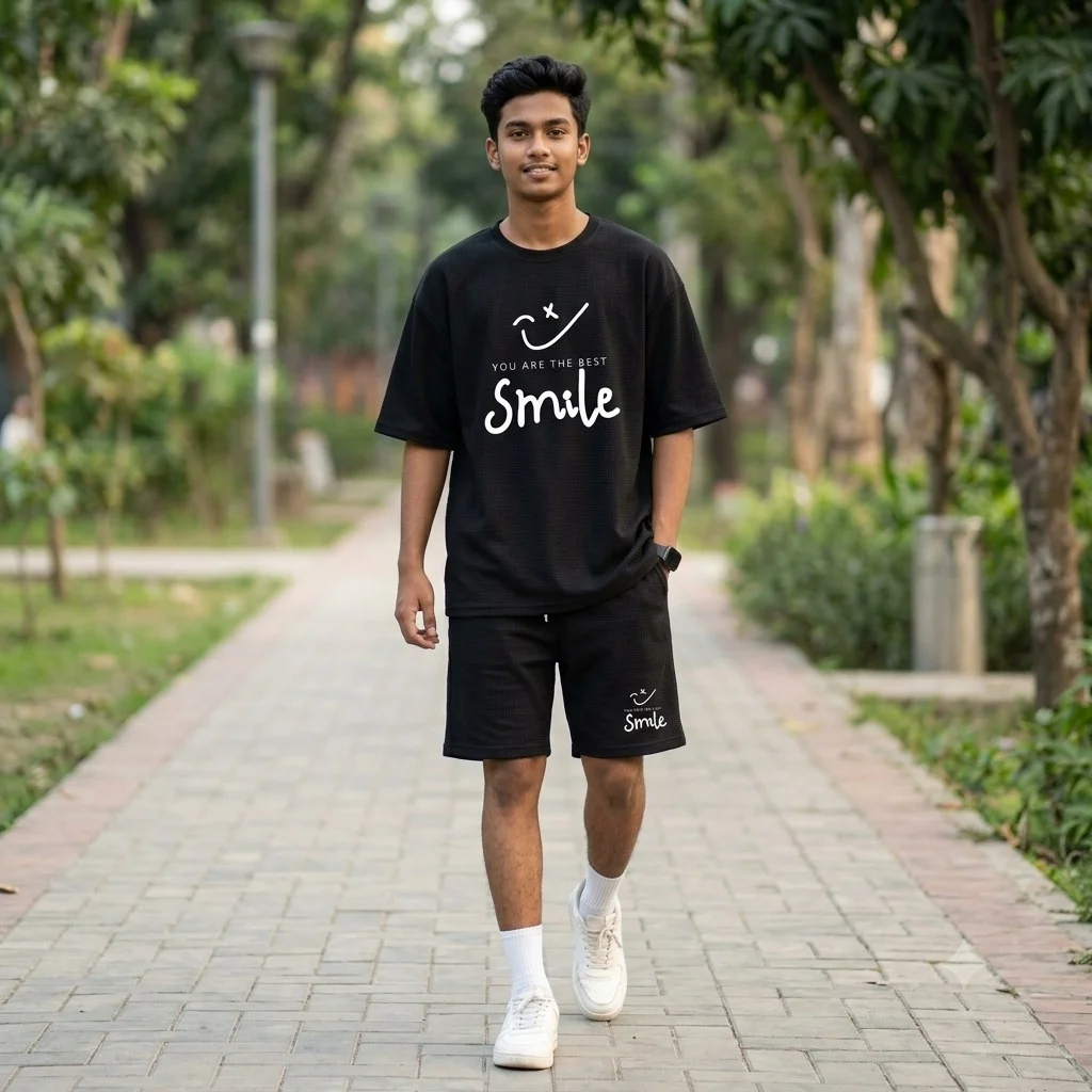 Premium Drop Shoulder T-Shirt & Pant Combo