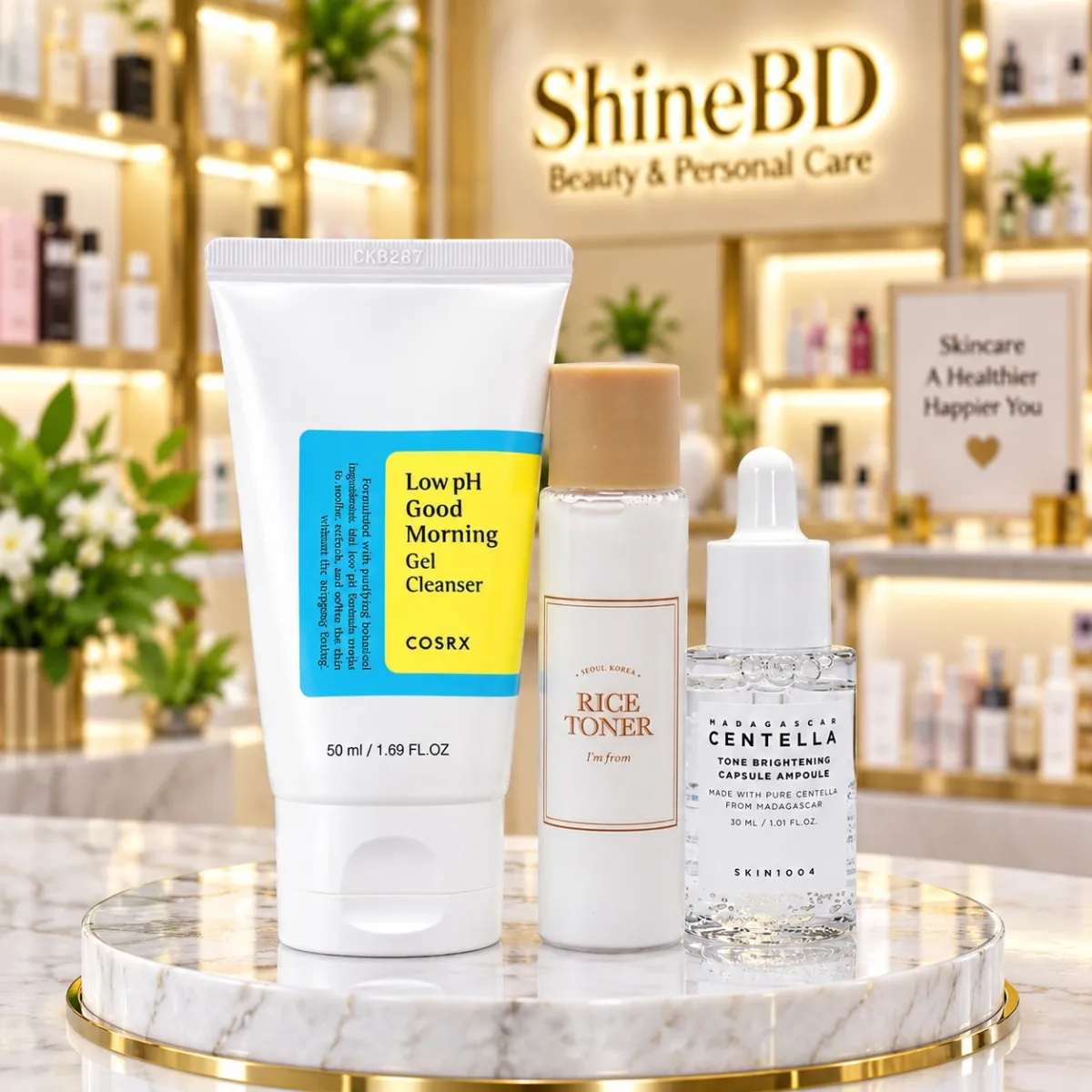 Beginner Friendly Rice & Centella Brightening Combo