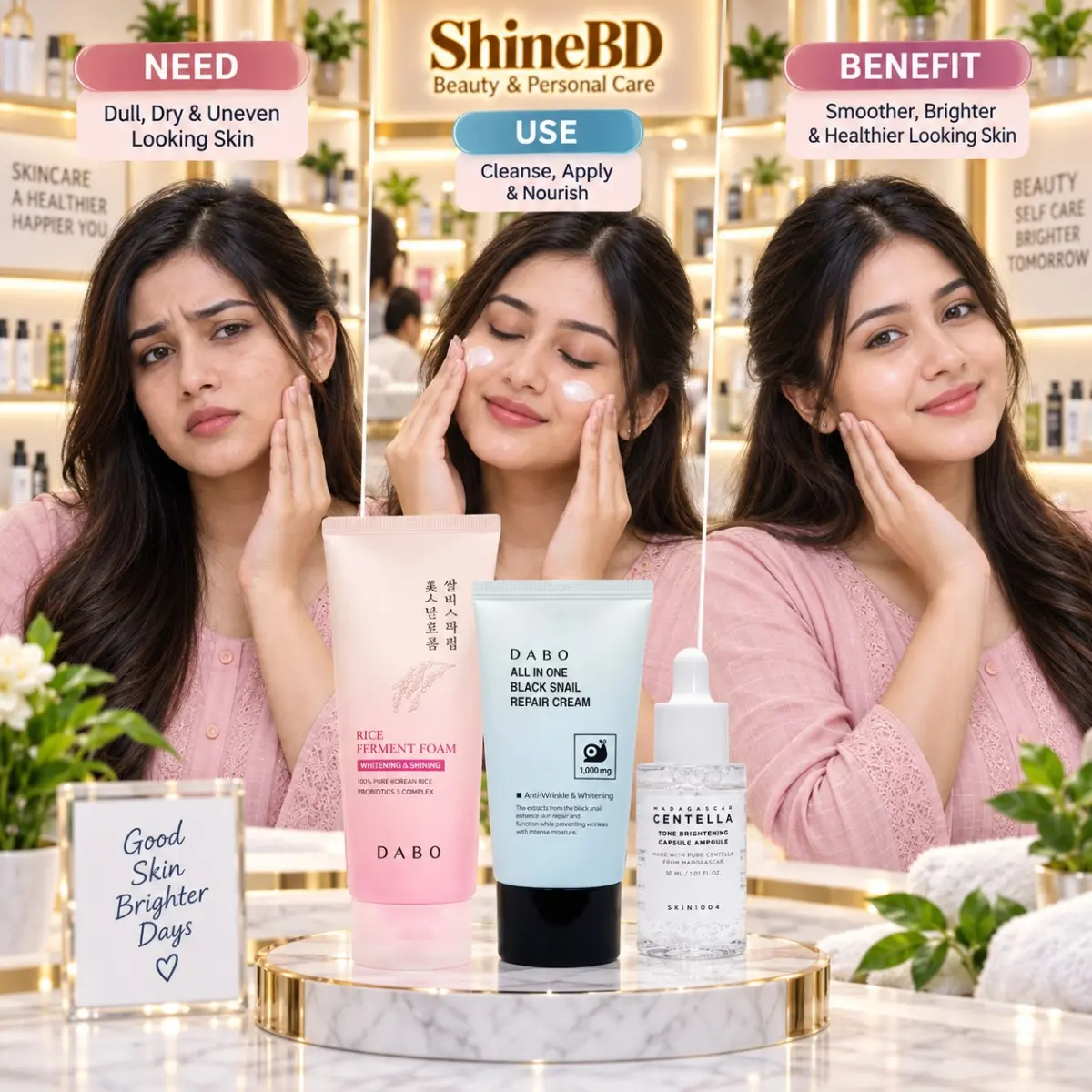 Budget-Friendly Brightening & Skin Repair Combo