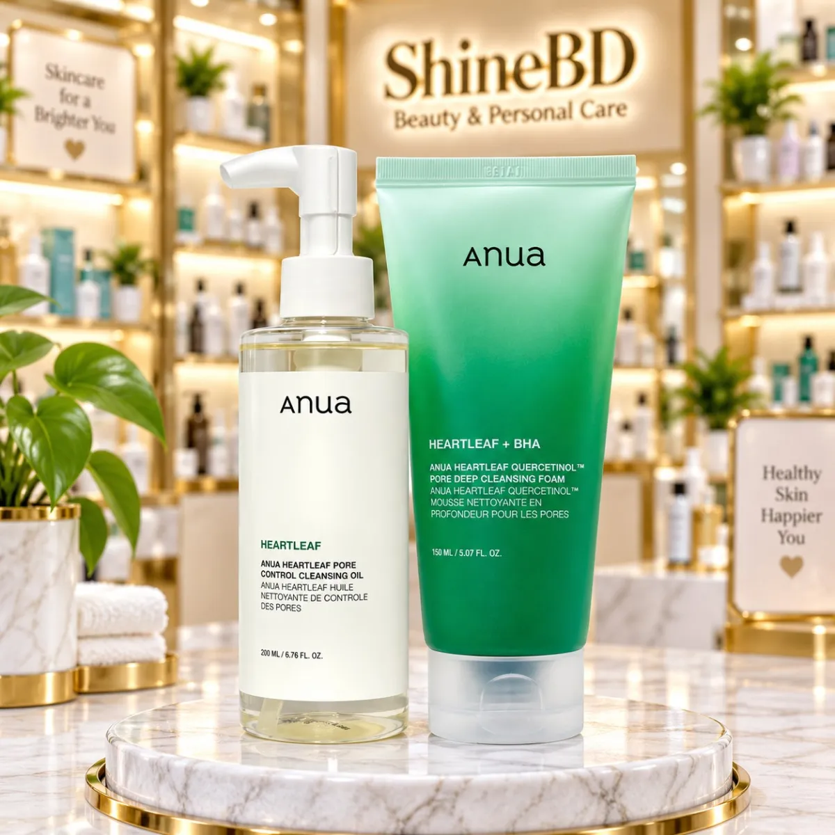Anua Heartleaf Pore Control Double Cleansing Combo