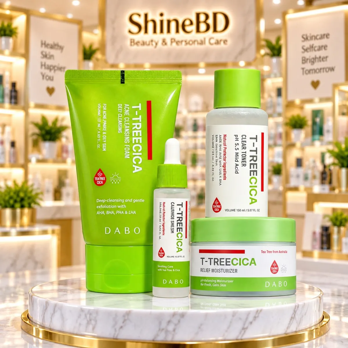 DABO T-Tree Cica Complete Acne Solution Combo